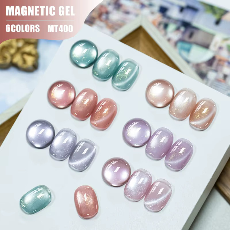 Mtssii Kristall Katzenauge Gel-Nagellack, 7 ml, schimmernd - Bild 2