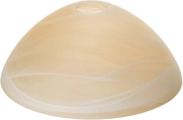 Orion Lightstyle Lampenschirm Alabaster aus Glas in Beige, Durchmesser: 25 cm - Bild 1