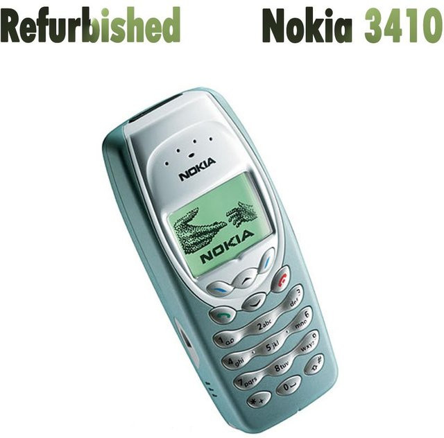 Generalüberholtes Nokia 3410 Mobiltelefon in Grün, entsperrt mit 1 SIM-Karte - Bild 1