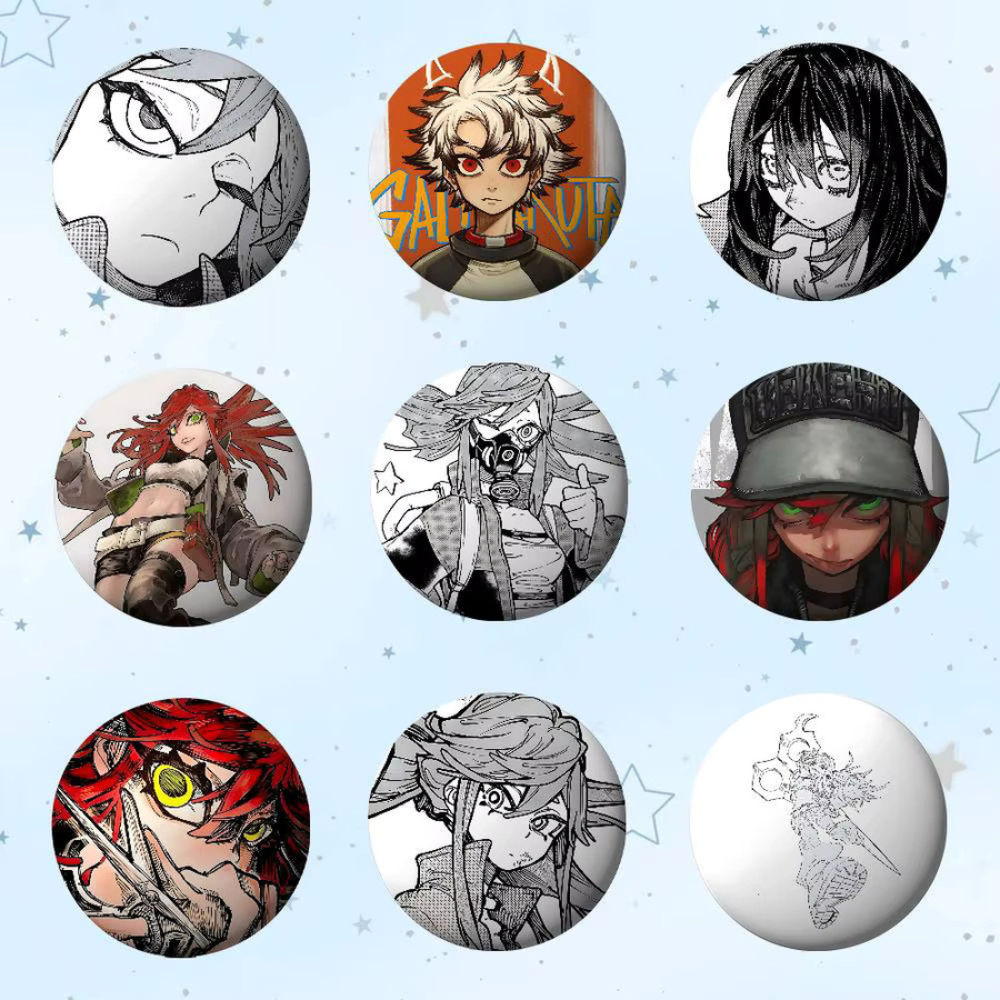 Bilibili Anstecker Gachiakuta Emaille, Metall, Bunt - Bild 4