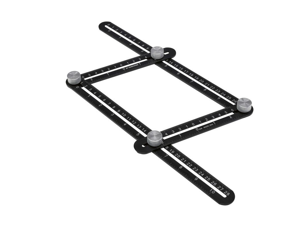 Parkside Multiwinkel Messlineal aus Aluminium in Schwarz - Bild 2