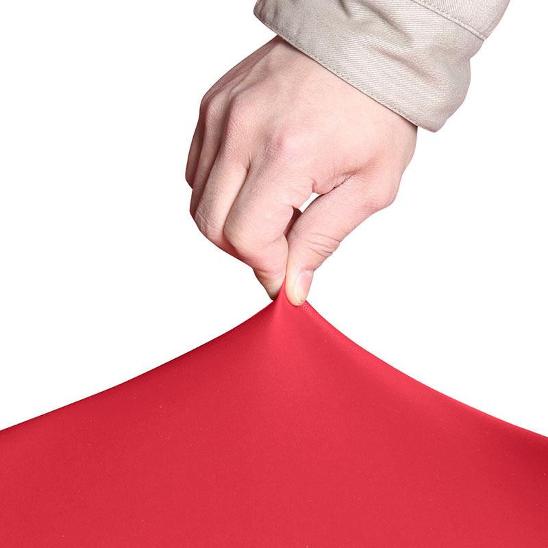 Wasserfeste runde Tischdecke aus Polyester mit elastischem Rand in Weiß, Durchmesser: 130 cm - Bild 3