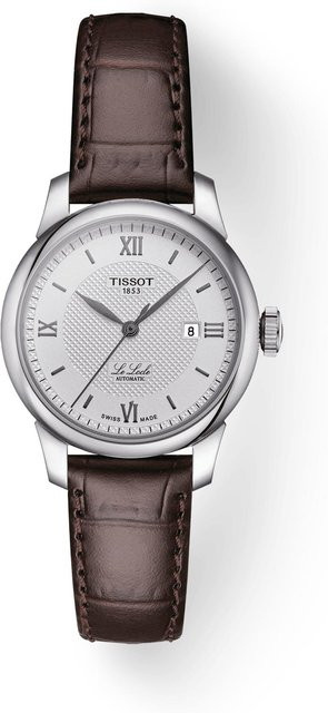 Tissot Armbanduhr, Leder, Automatik, silber, Herren - Bild 1