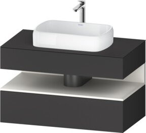 Duravit Waschtischunterschrank Qatego in Weiss, B/T/H: 100 x 55 x 60 cm - Bild 1