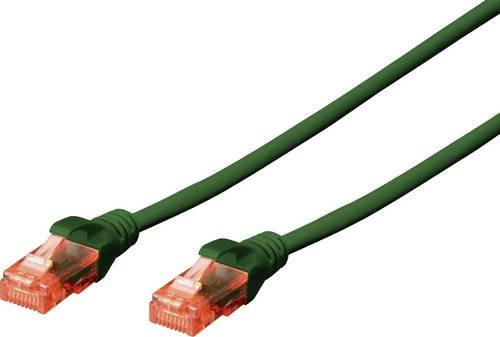Digitus DK-1617-020/G RJ45 Patchkabel CAT 6 U/UTP Ethernet LAN, Grün, Länge: 2,00 m - Bild 1