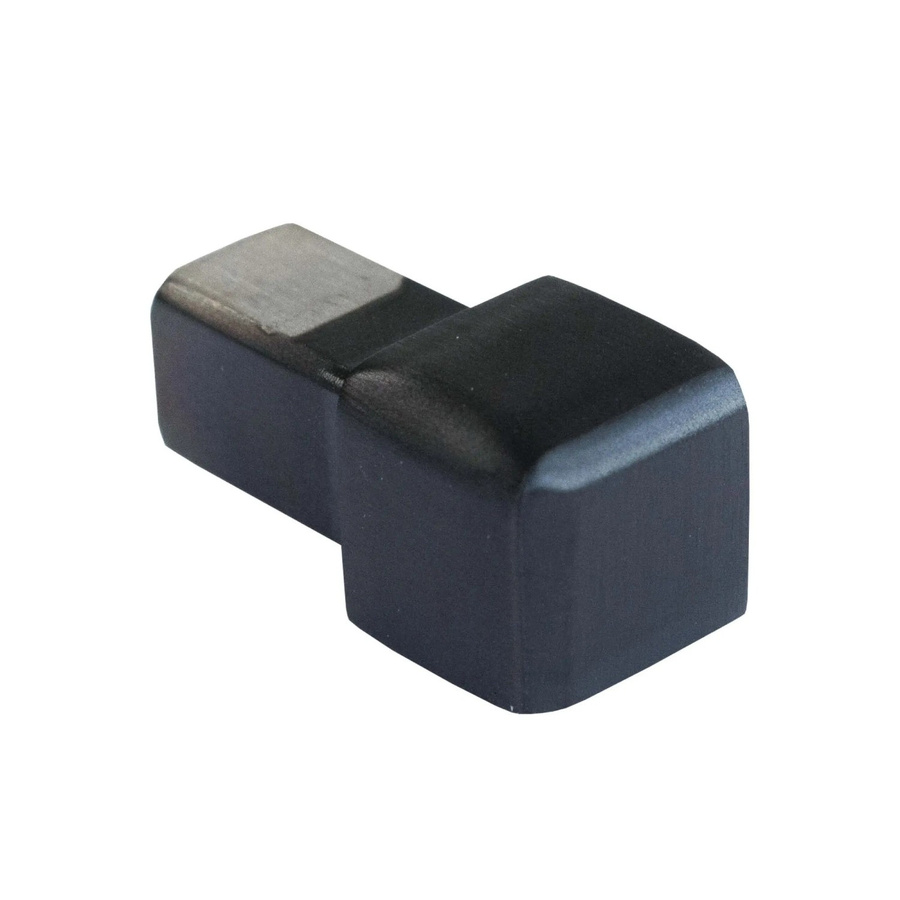 Dalsys Endstück für Quadratprofil 8mm aus Edelstahl in Schwarz gebürstet - Bild 2