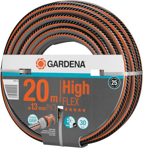 Gardena Gartenschlauch Comfort HighFlex mit PowerGrip, 1/2 Zoll, 20 m, Grau/Orange - Bild 2