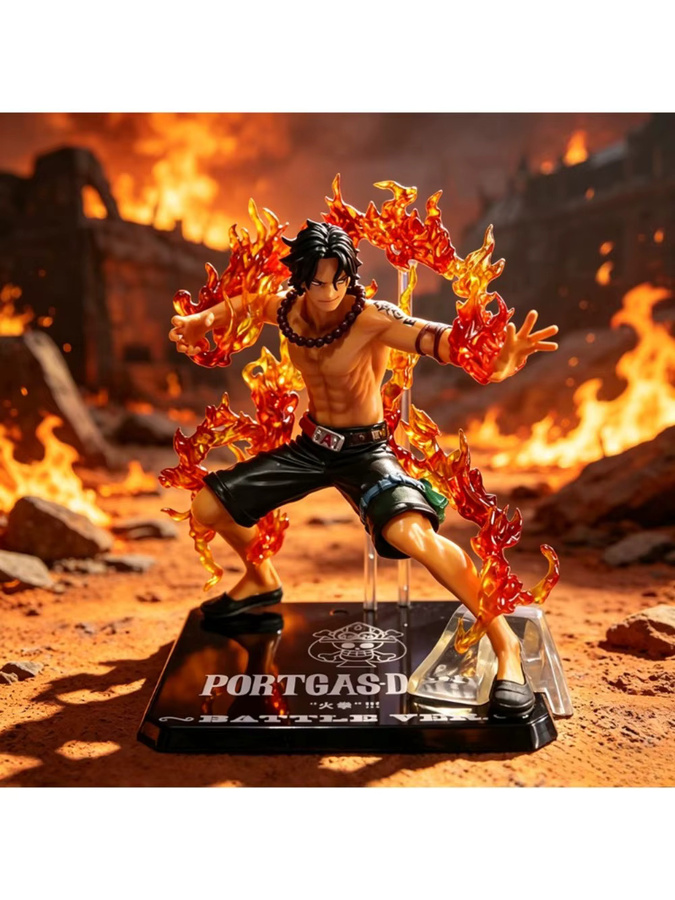 Bandai One Piece Portgas D. Ace Actionfigur, 14 cm, Kunststoff - Bild 4
