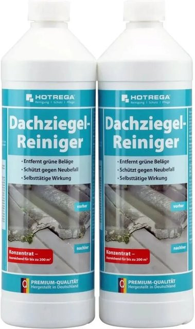 Hotrega Dachziegel Reiniger Konzentrat 2 x 1 Liter - Bild 1