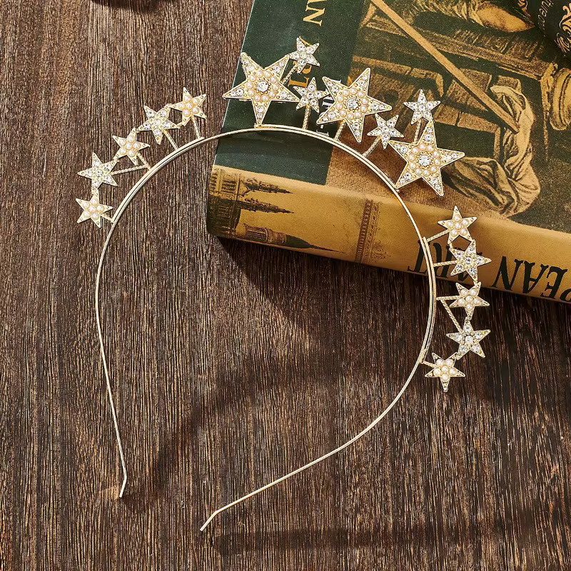 Stern-Diamant-Tiara-Stirnband, Unisex - Bild 3