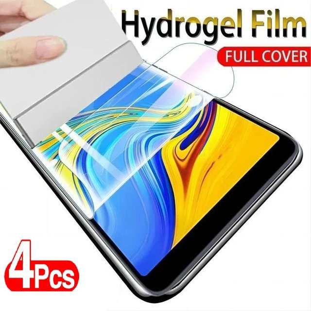 4-teiliges Hydrogel Display Schutzfolien-Set für vivo X100 Ultra, X90, X80, X70, X60, X50 Pro Plus sowie vivo V23, V21, V20 in Transparent - Bild 1