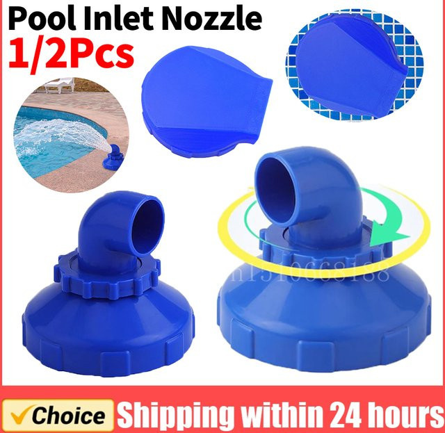 Intex Pool Einlass Düsen Ersatzteil aus Kunststoff in Blau für Schwimmbecken - Bild 1