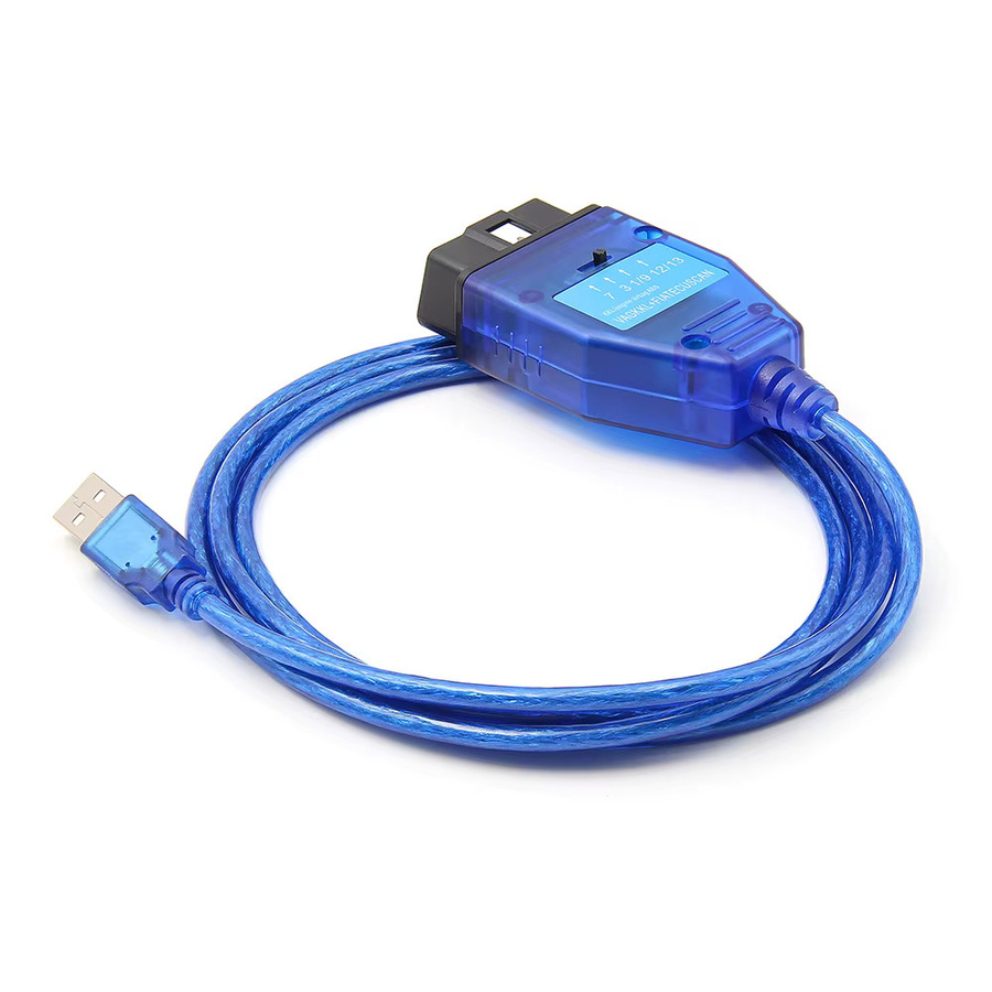 JFIND FT232RL VAG KKL 409.1 Fiat ECU Scan OBD2 Diagnosekabel USB-Schnittstelle Scanner in Blau - Bild 3