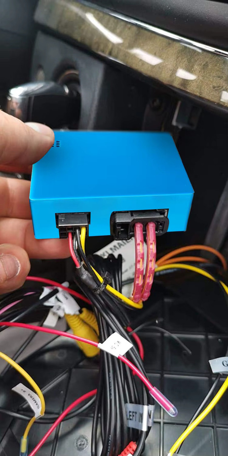 EzoneTronics Optischer Faser Decoder für Auto Stereo Radio mit GPS Unterstützung, Blau, passend für Mercedes Benz B200 ML SL SLK R350 C W203 CLK W209 W211 Klasse - Bild 4