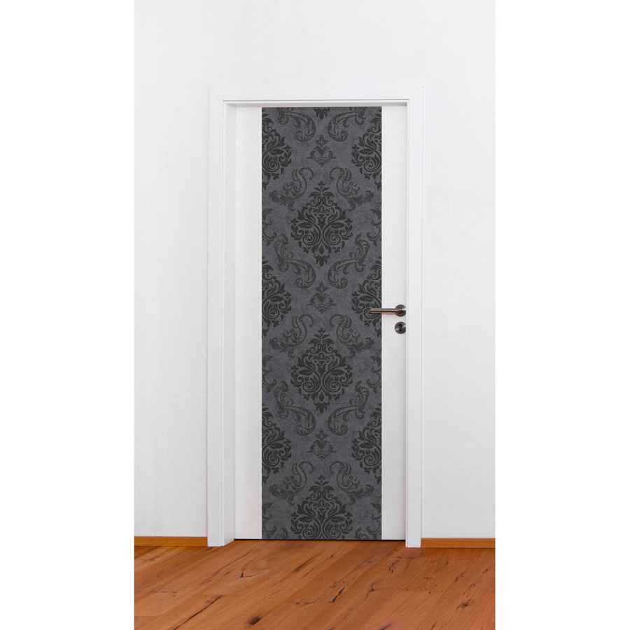 A.S.Creation 3D-Panel Pop up Ornament Tapete Schwarz-Grau B/H: 52 x 250 cm - Bild 2