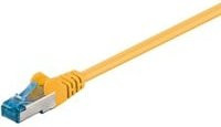 goobay Patchkabel Cat.6a S/FTP PiMF Ethernet LAN RJ45 Gelb 1,0 m - Bild 1