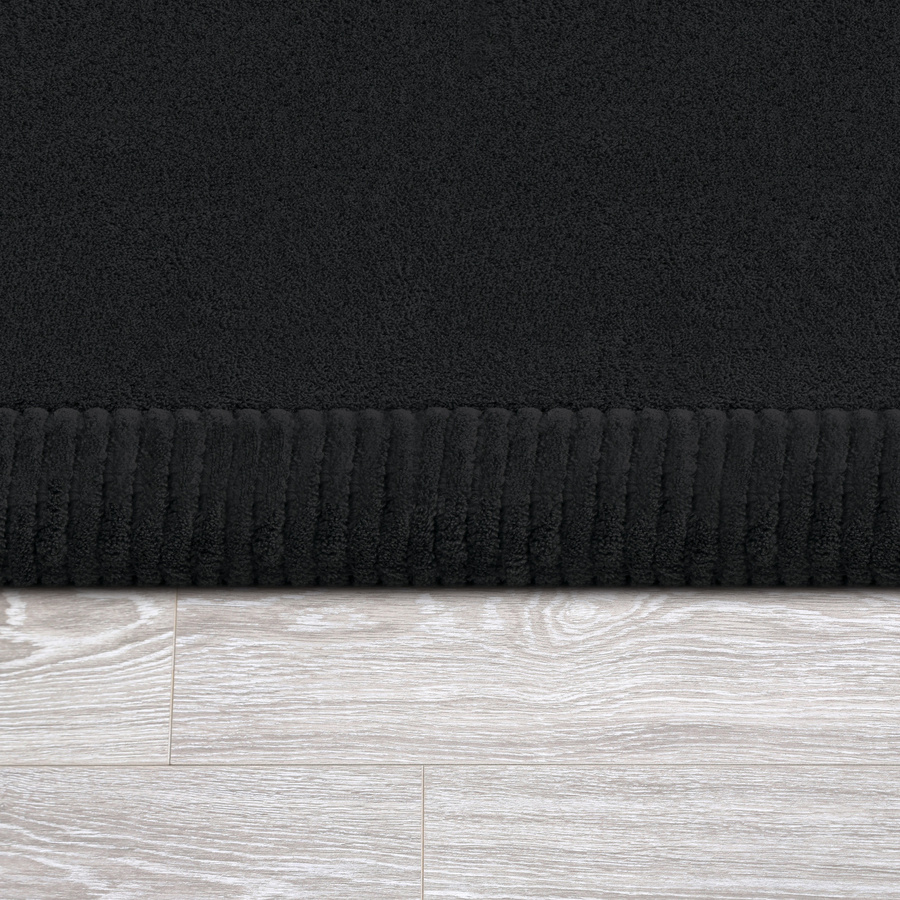 Waschbarer Kinderteppich Atami rund in Schwarz mit Durchmesser: 80 cm - Bild 3
