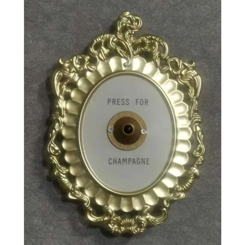 Vintage Türklingel aus Metall in Gold für eine ästhetische Dekoration zum Aufhängen - Bild 2