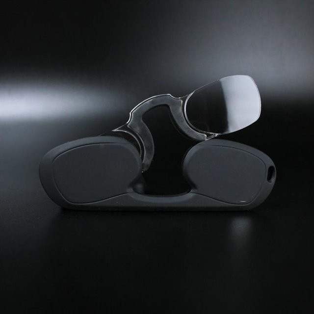 PawHaven Lesebrille, randlos, rechteckig, titanium, schwarz, Damen - Bild 1