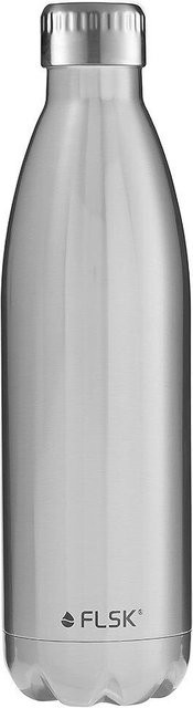 FLSK Trinkflasche STNLS Isolierflasche aus Edelstahl in Silver, 500 ml - Bild 1