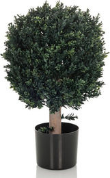hjh OFFICE Kunstpflanze BUXUS aus Kunststoff in Grün, stehend und unregelmäßig geformt - Bild 1