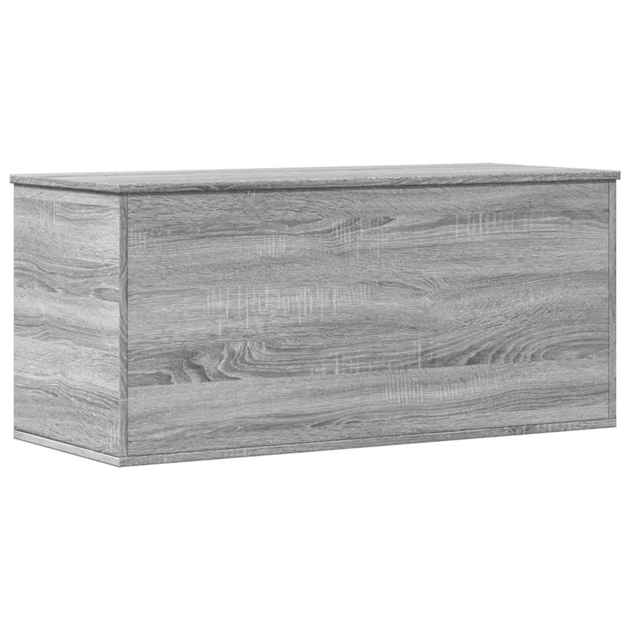 vidaXL Truhe in Grau Sonoma aus Holzwerkstoff, B/T/H: 100 x 42 x 46 cm - Bild 2