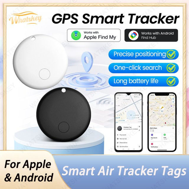 Peocke Smarte Bluetooth Tracker-Tags in Schwarz für Android und iOS zur Ortung von Schlüsseln, Gepäck und Geldbörsen - Bild 1