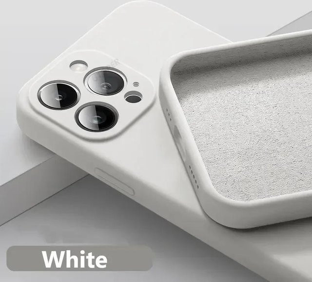 ASTUBIA Silikon Schutzhülle für iPhone 12 in Weiß - Bild 1