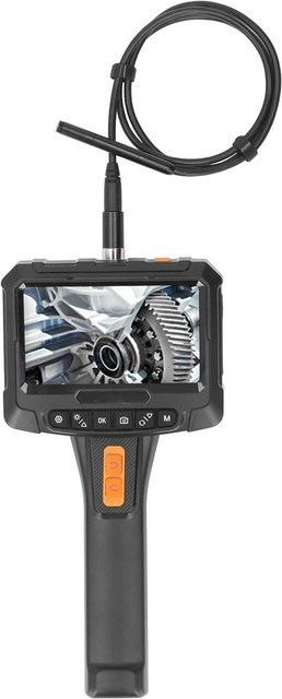 Aimo Artikulierendes Boroskop mit 2MP HD Auflösung, 2 Objektiven und 360 Grad Drehung, Handheld mit 5 Zoll IPS Bildschirm, Schwarz - Bild 1