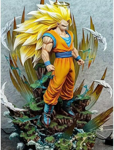 Dragon Ball Z Son Goku Ssj3 Actionfiguren Statue 42cm - Bild 1