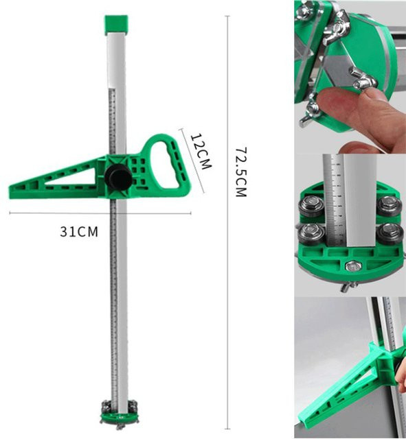 Manuelles Gipskartonplatten-Schneidewerkzeug aus Edelstahl für Trockenbau und DIY-Arbeiten - Bild 1