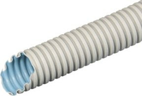 Fränkische Kunststoff-Wellrohr FBY-EL-F in Grau, Durchmesser: 25,0 mm, Innendurchmesser: 18,6 mm - Bild 1
