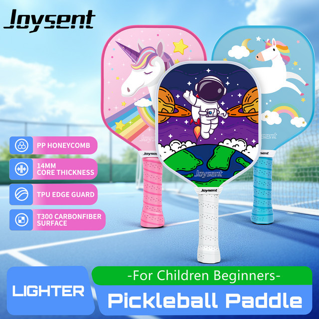 Joysent Kinder-Pickleball-Schläger, Kohlefaser, Bunt / Mehrfarbig - Bild 1