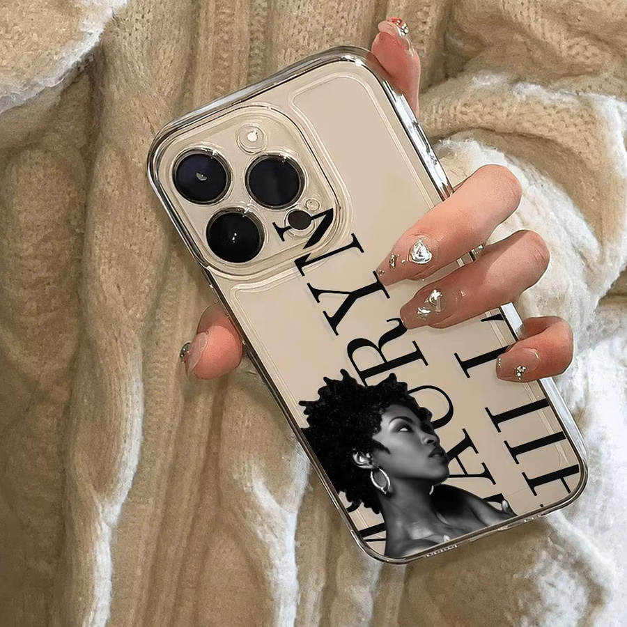 L-LaurynS H-HillS Luxuriöse Handyhülle aus transparentem TPU für iPhone 11 12 13 14 15 16 17 Pro Max, stoßfest und anti-vergilbend - Bild 5
