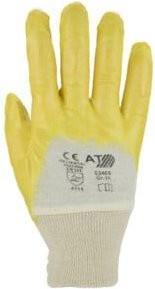 ASATEX Nitrilhandschuhe in Gelb, Größe 9 - Bild 1