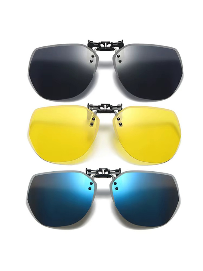 VIVIBEE Sonnenbrille Clip-on, polarisiert, schwarz, unisex - Bild 6