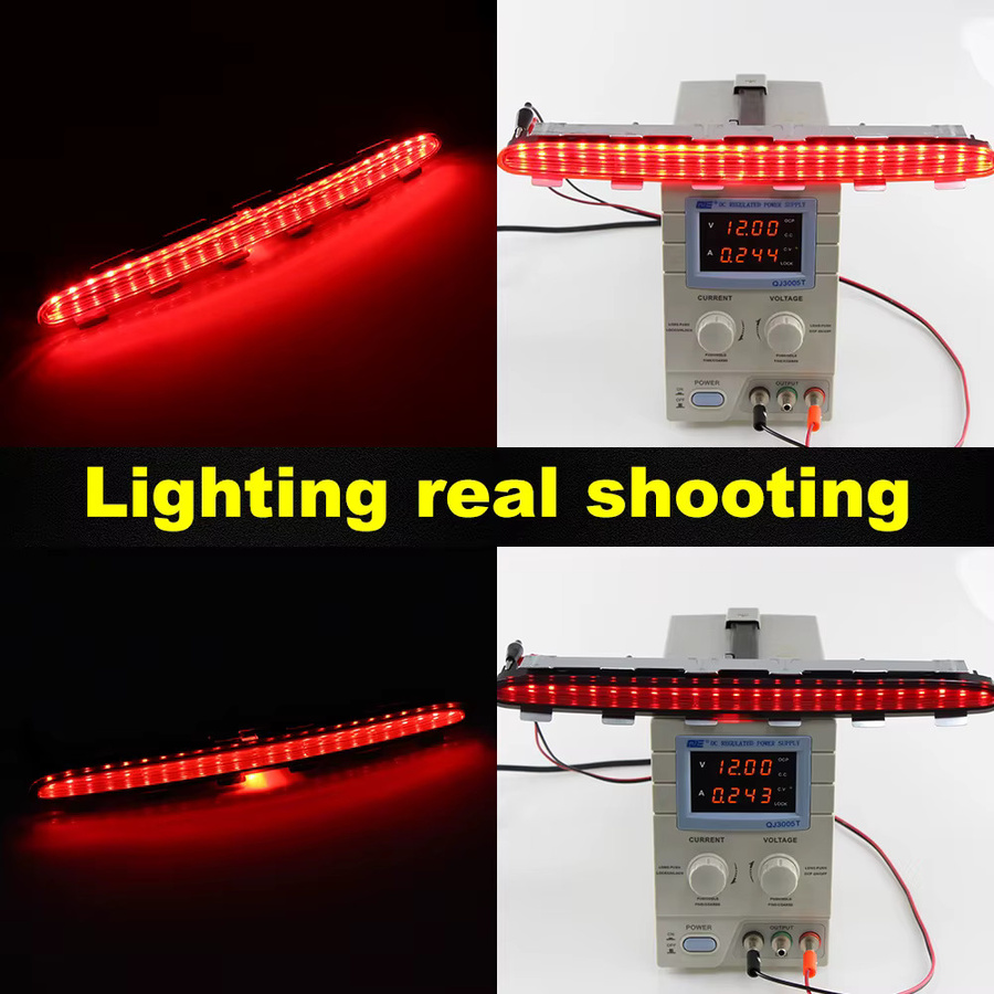 LED Bremslicht für Mercedes Benz CLK W209 C209 Coupe und A209 Cabriolet 2002-2009, 3. Bremsleuchte High Mount Stop Signal, Farbe: Rot, Marke: SAARMAT - Bild 6