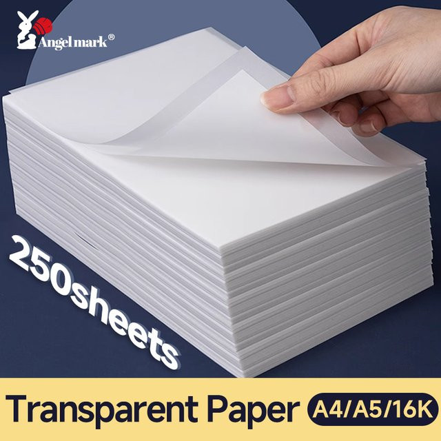 Angel Mark Transparentes Kopierpapier A4 zum Zeichnen, Skizzieren und Basteln - Bild 1