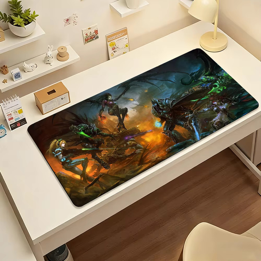 S-StarCraftES Mauspad rutschfeste Schreibtischunterlage in Multicolour für PC und Laptop - Bild 6