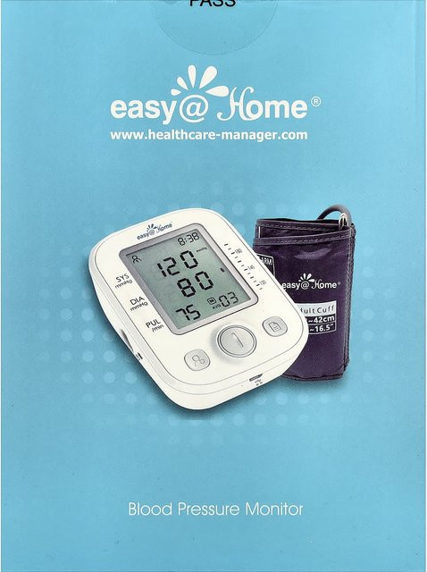 Easy@Home Blutdruckmessgerät in Blau und Weiß - Bild 1