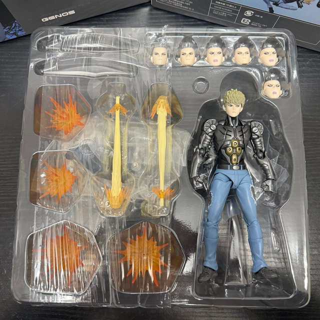 Bandai One Punch Man Genos Actionfigur, bewegliche Gelenkmodelle - Bild 1