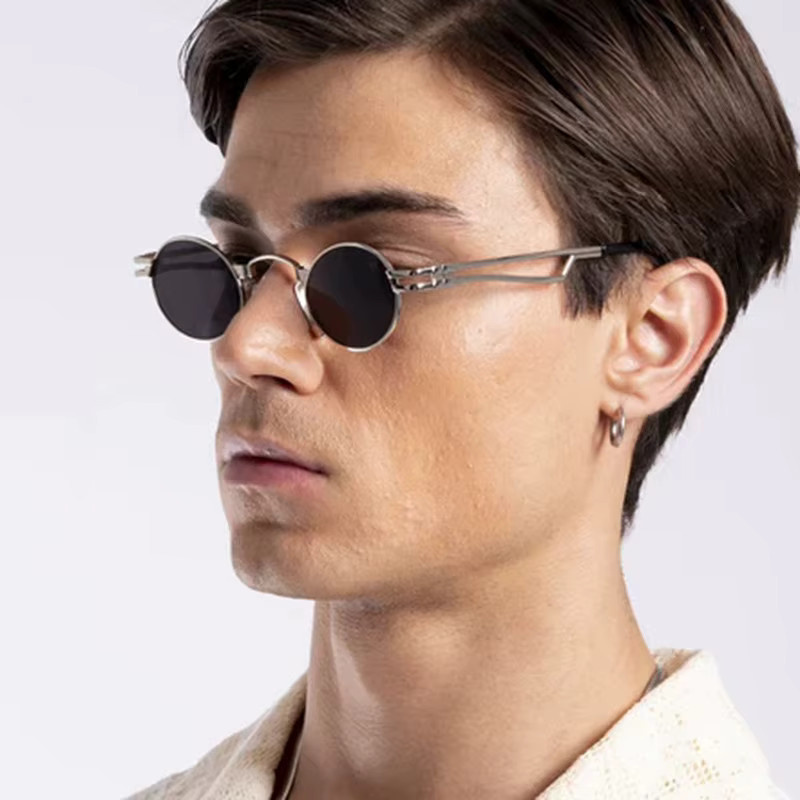 Kunkka coco Sonnenbrille, Rund, Metall, Vollrand, Multicolor, Damen - Bild 3