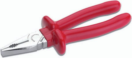 Cimco VDE Kombizange 200mm in Rot mit Kunststoffgriffen - Bild 1