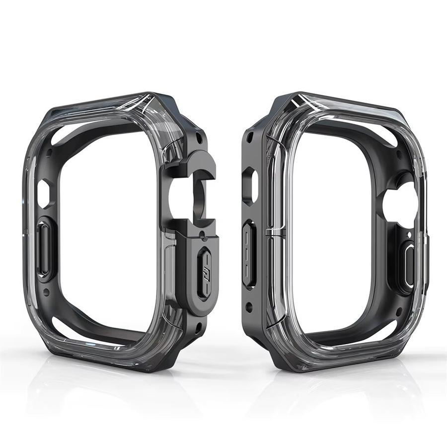 CAOWTAN Schutzrahmen für Apple Watch, PC, Blue - Bild 4