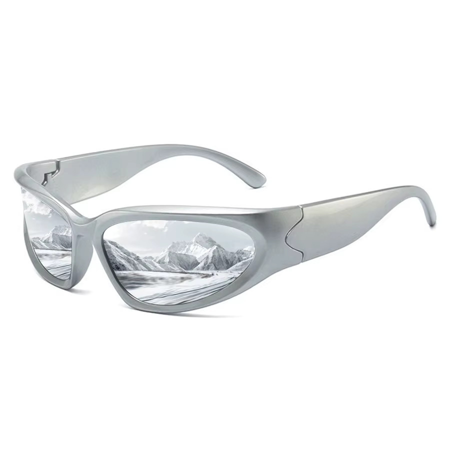 Y2K Klassische Punk Vintage Sonnenbrille, Unisex, Vollrand - Bild 1