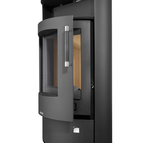 Justus Island 7 2.0 Kaminofen aus Stahl in Schwarz mit 7 kW Leistung - Bild 4