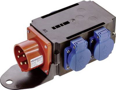 Schwabe CEE Adapter 16 A 400 V Multicolor 60524 - Bild 1