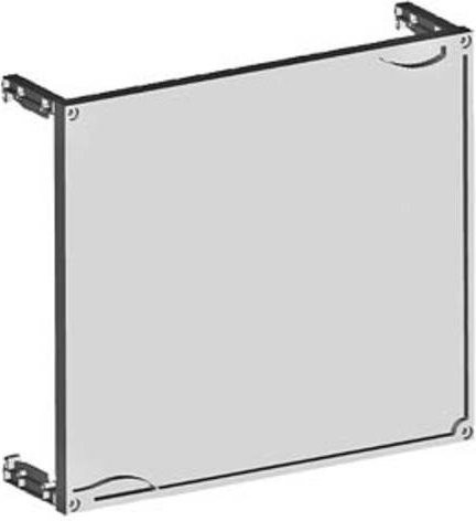 Siemens ALPHA 160 DIN Leerfeldabdeckungs-Einbausatz mit Stützer, Farbe: Grau, H x B: 45 x 25 cm - Bild 1