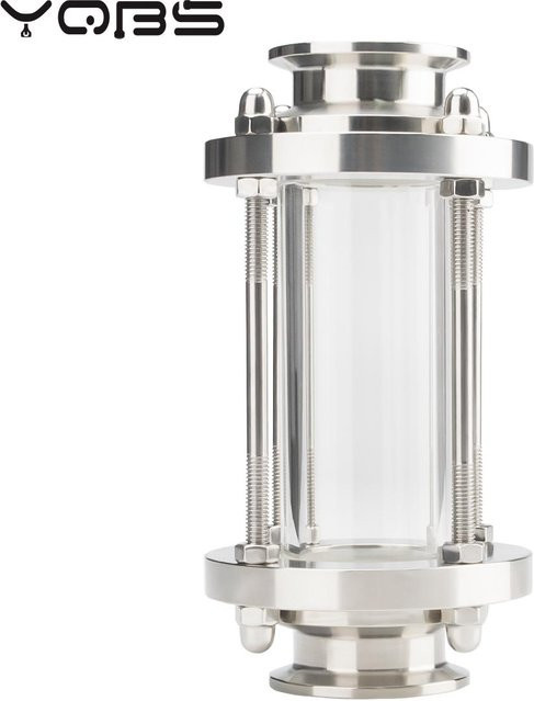 YQBS Sanitärfluss-Schauglas aus Edelstahl SUS 304 für 1,5 Zoll und 2 Zoll Tri-Clamp-Rohre - Bild 1