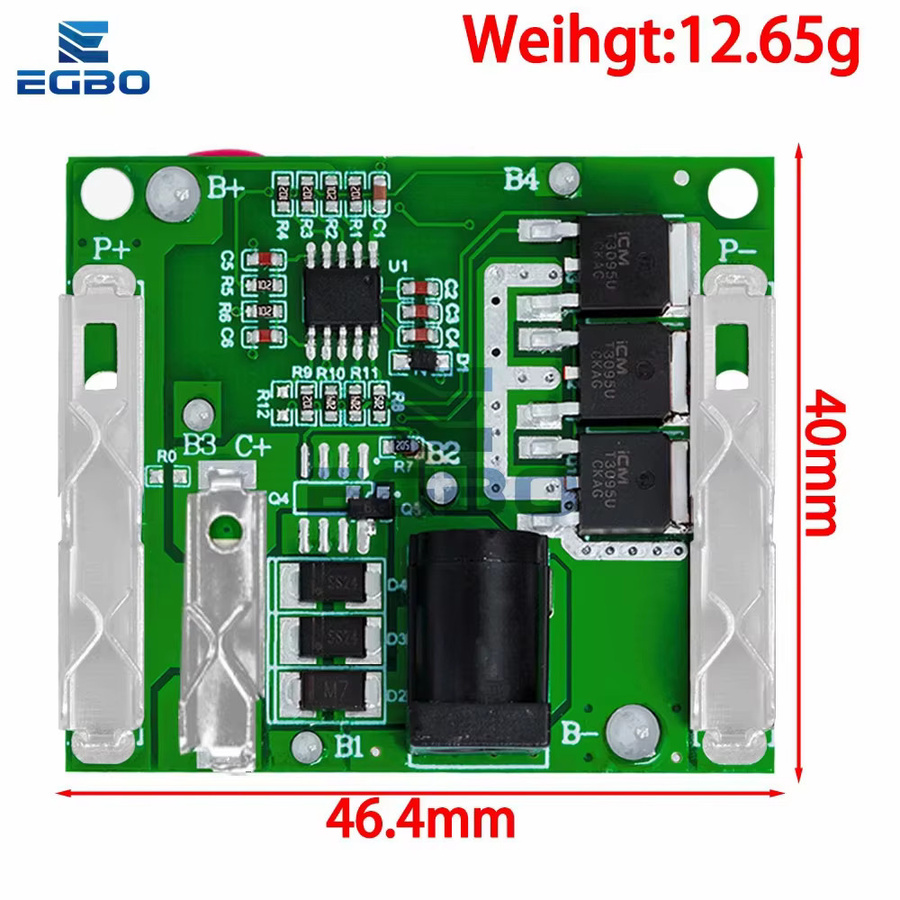 EGBO Lithium-Ionen Batterie-Ladeschutzmodul 3MOS 20A für 5S 21V 18V Elektrowerkzeuge - Bild 2